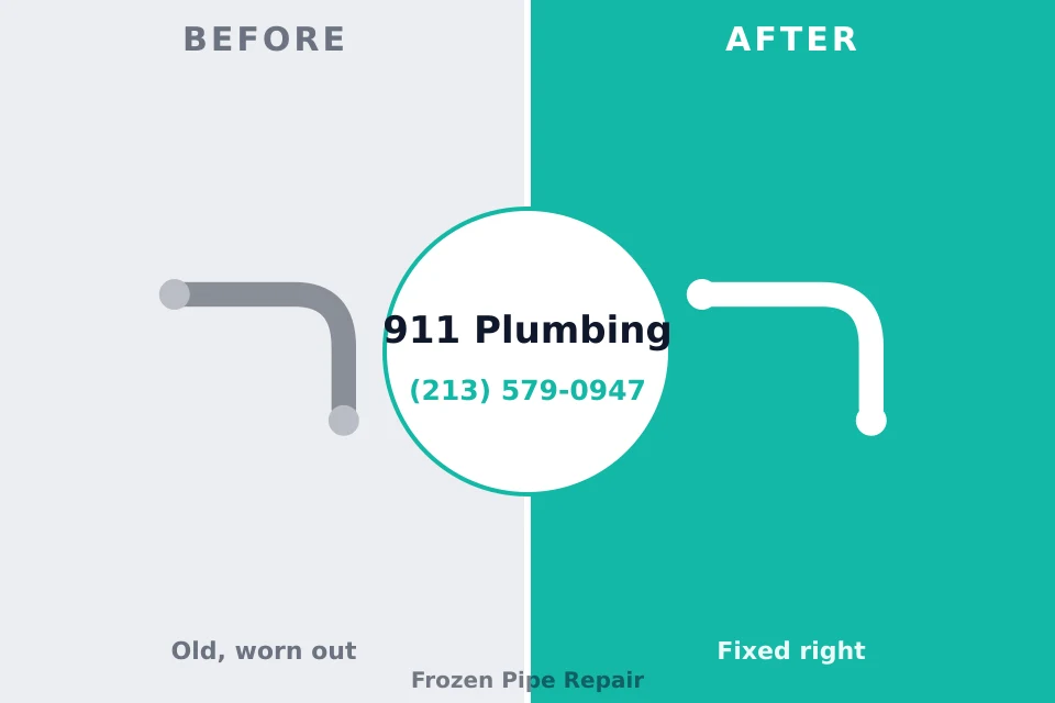 Before and after: plumbing company Saukville, WI